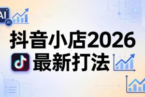 （18232期）抖音小店2026最新打法-更新2026：从入驻到爆款裂变，李老师拆解拼上抖+1688铺货全流程